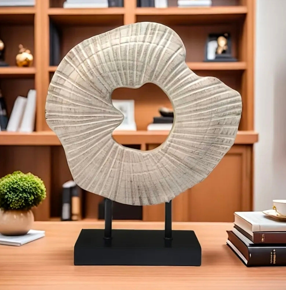 Modern Abstract Shell Sculpture