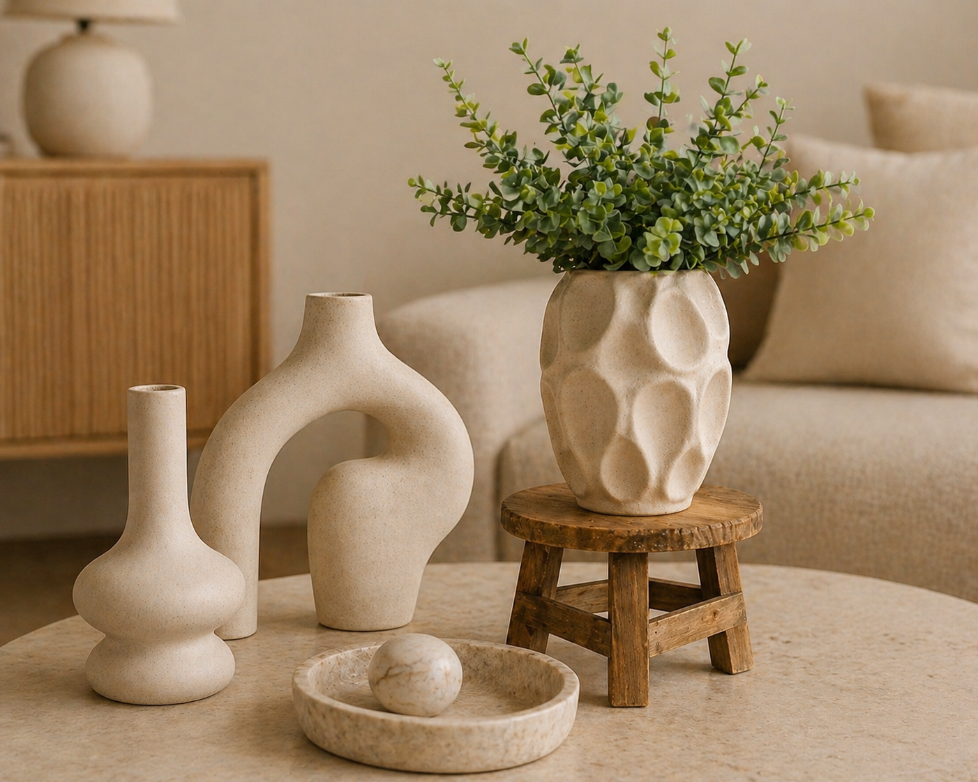 Rustic Calm Display Stool