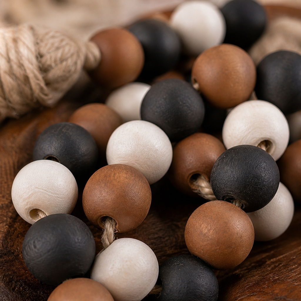 Rustic Bead Styling Garland