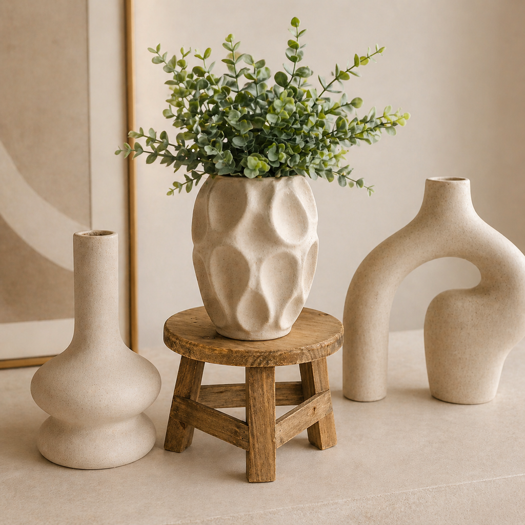 Rustic Calm Display Stool