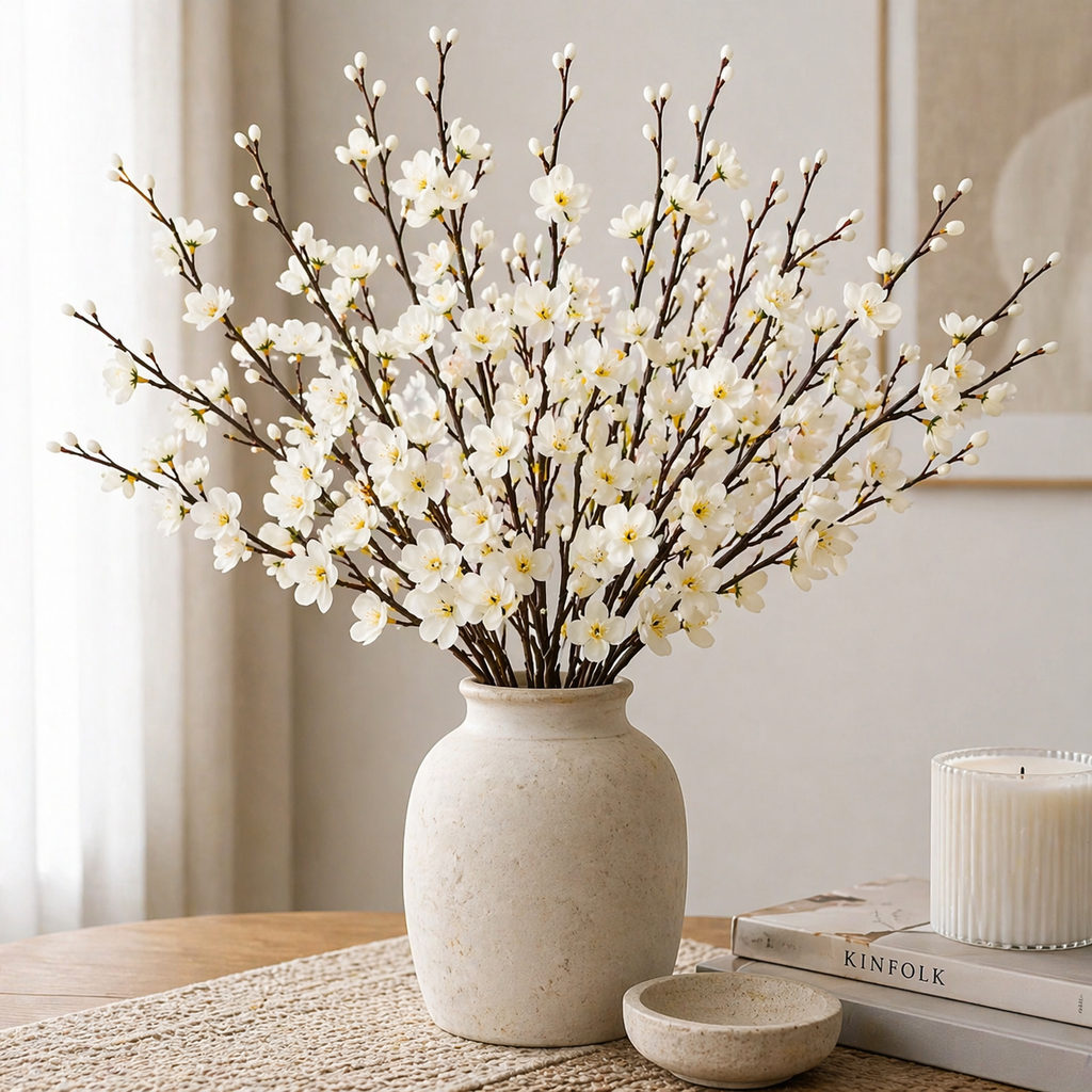 White Blossom Branch Set (11 Stems)